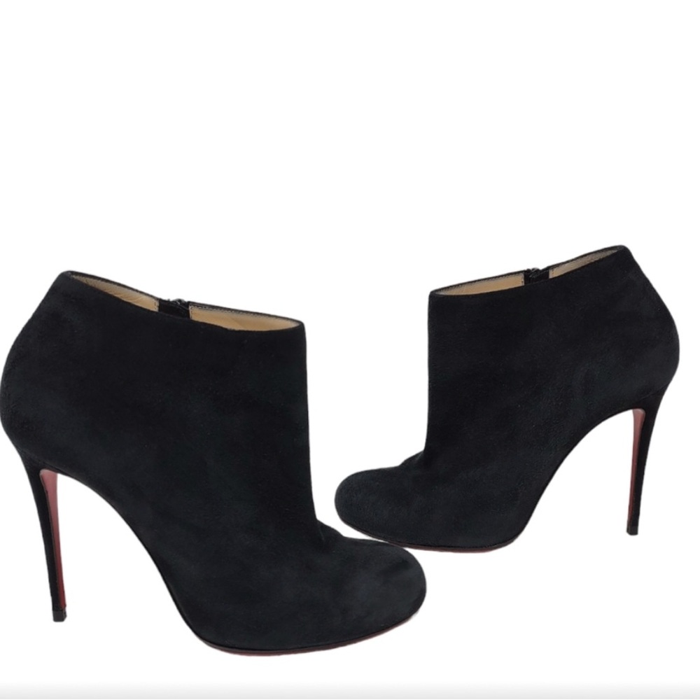 Elegant Black High Heel Ankle Boots